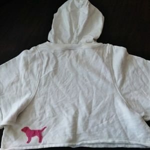 VS

Pink Pullover Cropped Hoodie